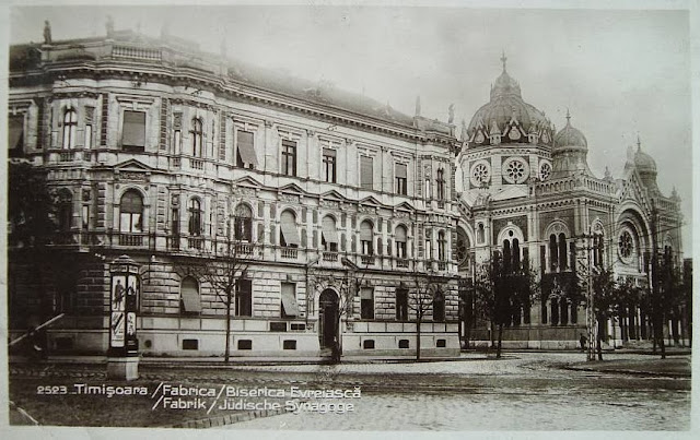 Fabrica si Biserica evreiasca din Timisoara