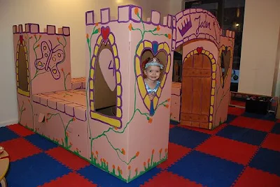 DIY Cardboard Castles. 