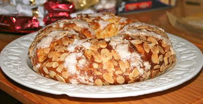 Roscón de reyes amb nata