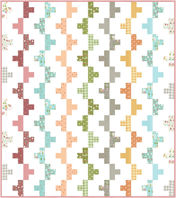 Curtain Call quilt in Bountiful Blooms fabric by Sherri and Chelsi for Moda Fabrics