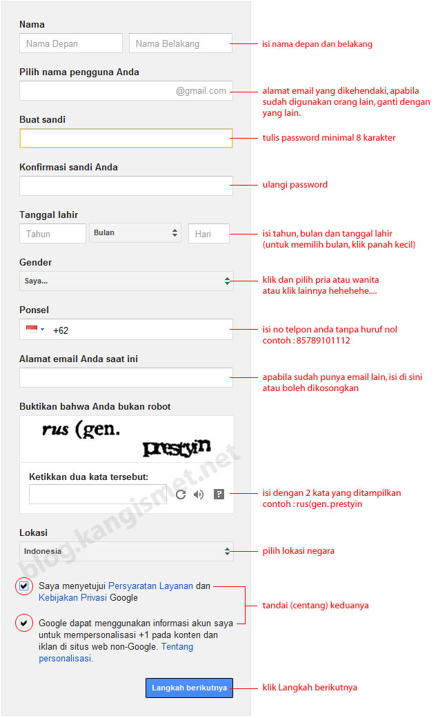 cara membuat email di gmail