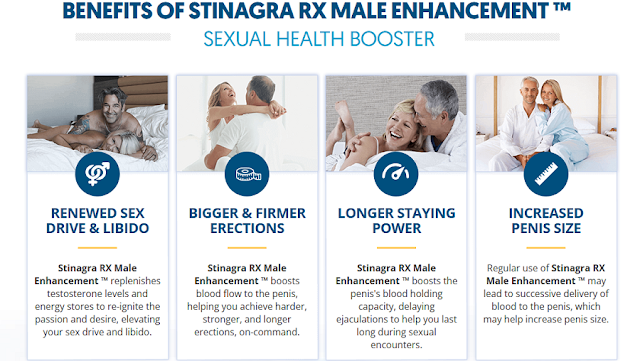 Stinagra RX Male Enhancement - Synergistically To Ramp Up Sexual Stamina, Increase Staying Power!