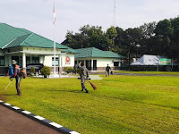 Ciptakan Suasana Kerja Yang Nyaman, Kodim 0712/Tegal Laksanakan Pembersihan Pangkalan