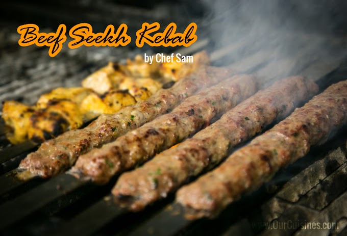 Make Delicious Beef Seekh kabab on this Eid!مزیداربیف سیخ کباب بنائیں