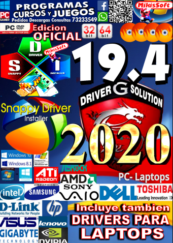 DRIVERS SOLUTION 19.4 EDICION COMPLETA