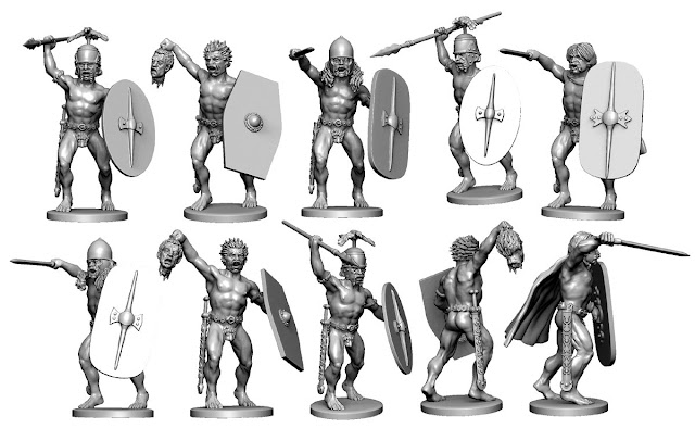 Victrix Plastic Gaul Warriors