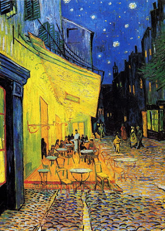 quadro de Van Gogh Terraço do Café