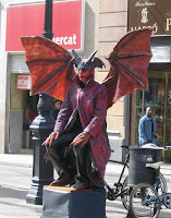 Barcelona Street Statue