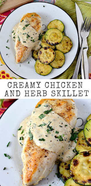 Creamy Chicken and Herb Skillet