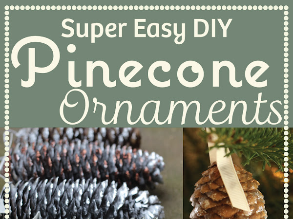 Easy DIY Pinecone Ornaments