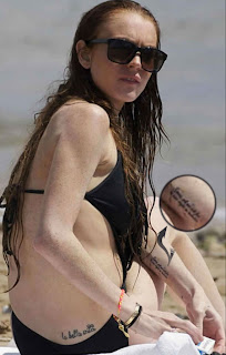 Lindsay Lohan Tattoo Pic