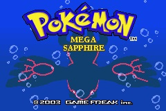 Pokemon Mega Sapphire (GBA)