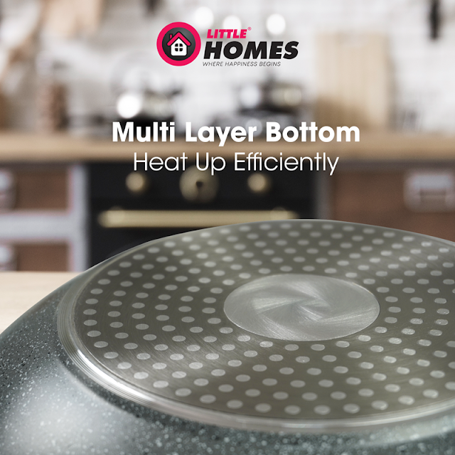 Little Home Jo's Marble Cookware Feature - Even Heat Distribution