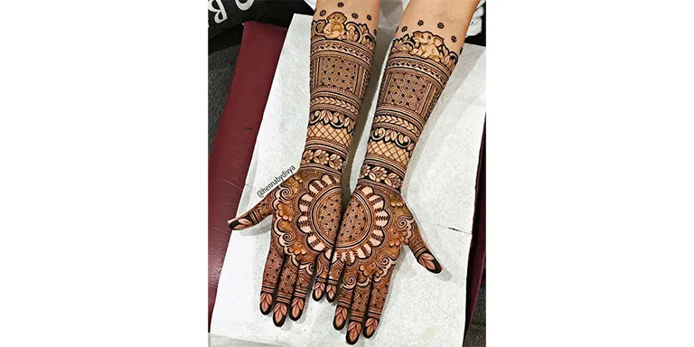 হাতের তালুর মেহেদি ডিজাইন । Mehendi Deisgn Hater Talur