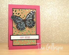 scissorspapercard, Stampin' Up!, Just Add Ink, Foil Frenzy SDSP, Butterfly Framelits, Sunshine Sayings, No Bones About It, Butterfly Basics