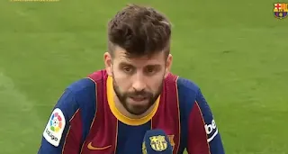 Pique explains the reason why he was subbed off against Sevilla