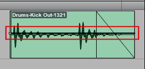 Clip Gain Line visible in Avid Pro Tools