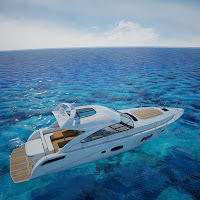 3d searay yacht 