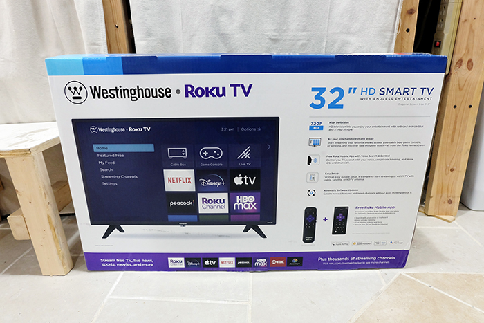 Westinghouse Roku 32" televisão