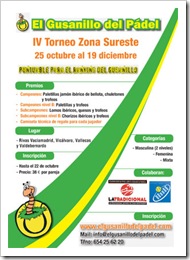 Torneo Padel El Gusanillo del Padel Zona Sureste Madrid