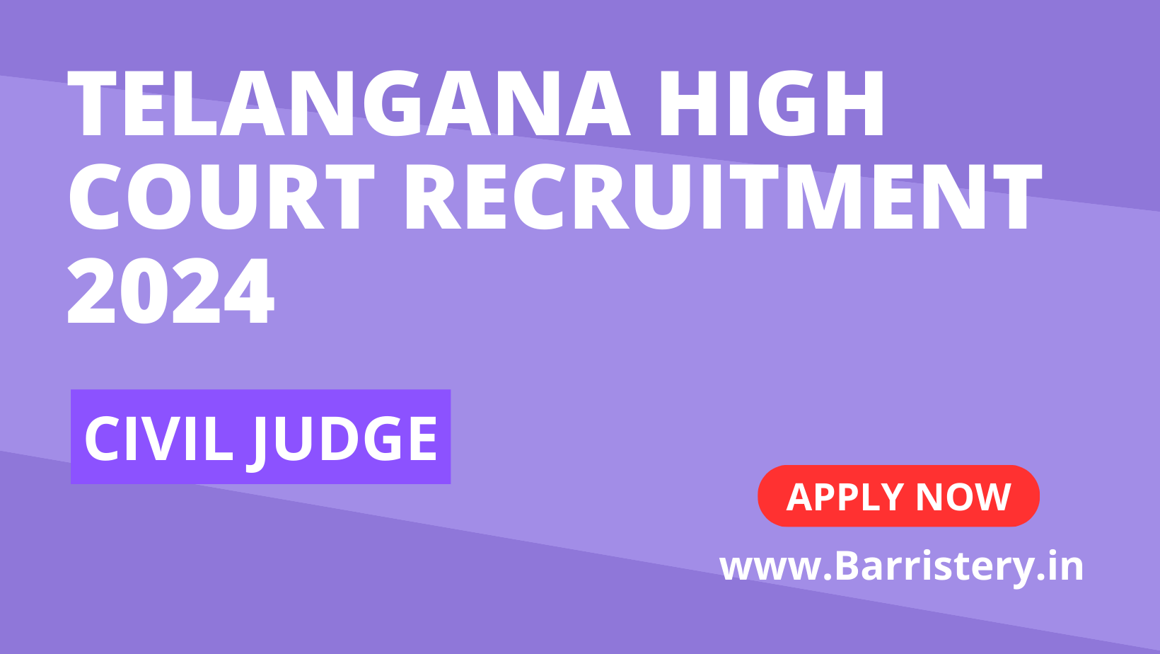 Telangana High Court Recruitment 2024: Notification, Vacancy, Syllabus, Exam Pattern, Eligibility, etc.