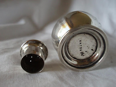 PEPPER SHAKER, STERLING SILVER, BIRMINGHAM 1913