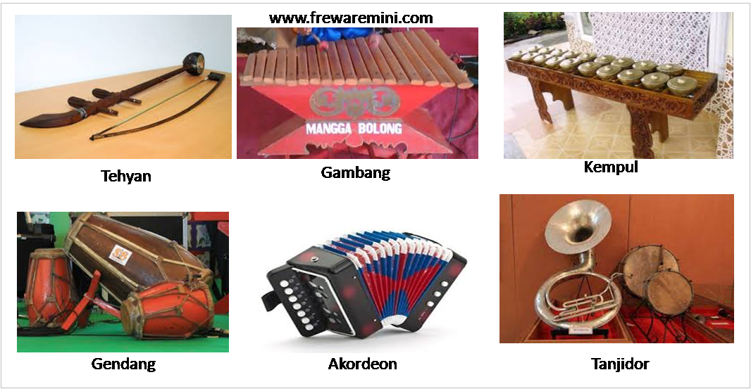 Alat musik tradisional jakarta betawi alat musik tradisional jawa 