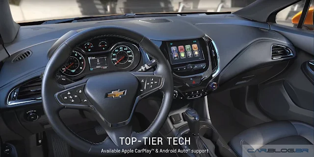 Chevrolet Cruze Hatch 2017 - interior - painel