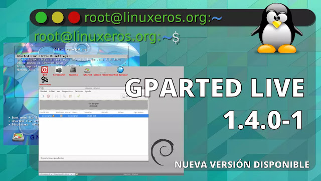 GParted Live 1.4.0-1 disponible, esto es lo nuevo