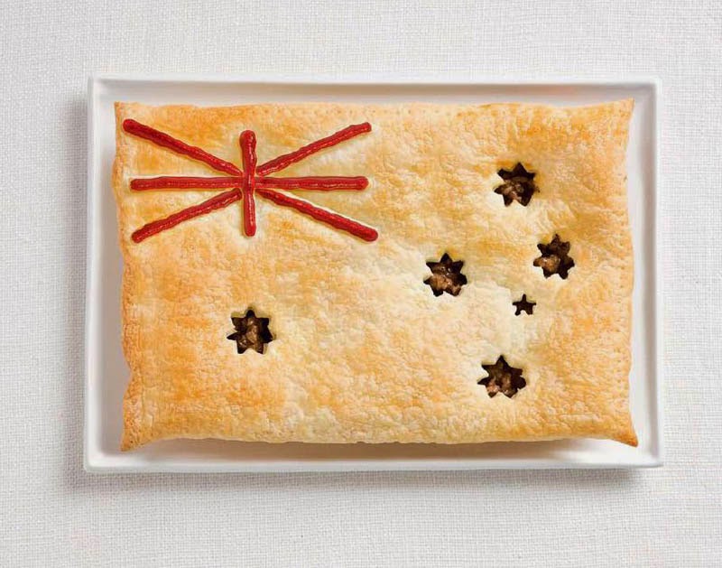 18 National Flags Made From Food - Australia