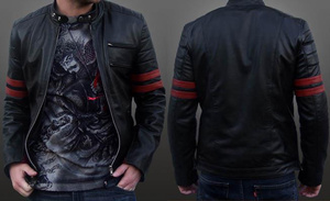  JAKET KULIT WOLVERINE BLACK / JAKET KULIT X-MEN / CARLIT XMEN HITAM