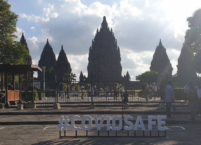 New Normal, Candi Prambanan Batasi Kunjungan 350 Orang Per Jam 