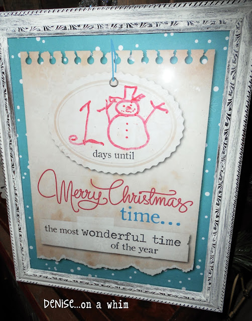 Christmas Countdown Printable via http://deniseonawhim.blogspot.com