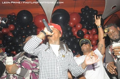 Fotos: Lil Wayne no Aniversário do Dj Khaled