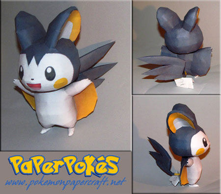 Pokemon Emolga Papercraft