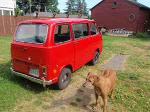 blown brown vanagon  1969 Subaru micro van