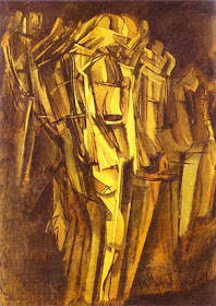 Duchamp. Sad Young Man in a Train