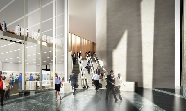 Picture of north tower lobby