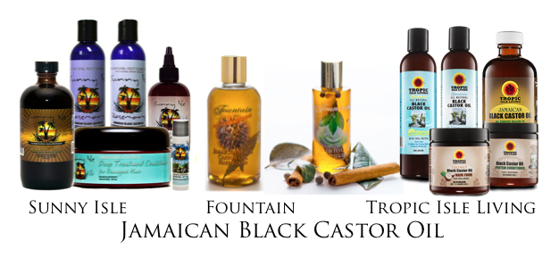 All types of Jamaican Black Castor Oil