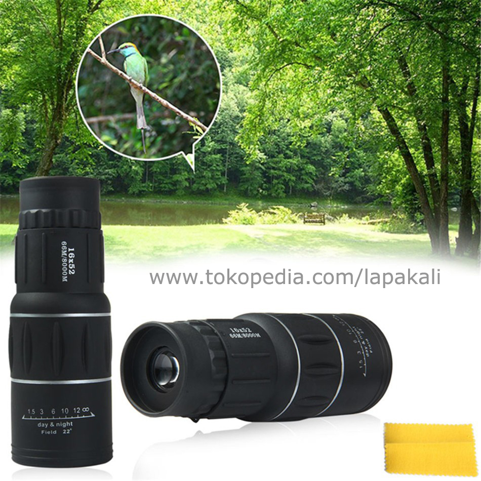 Teropong Binocolars 16X52: Dual Focus Monocular Te