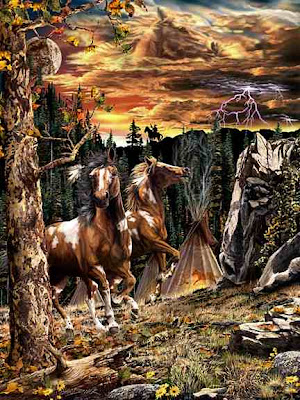 Find the 14 Horses Illusion - Hidden Horse Illusion