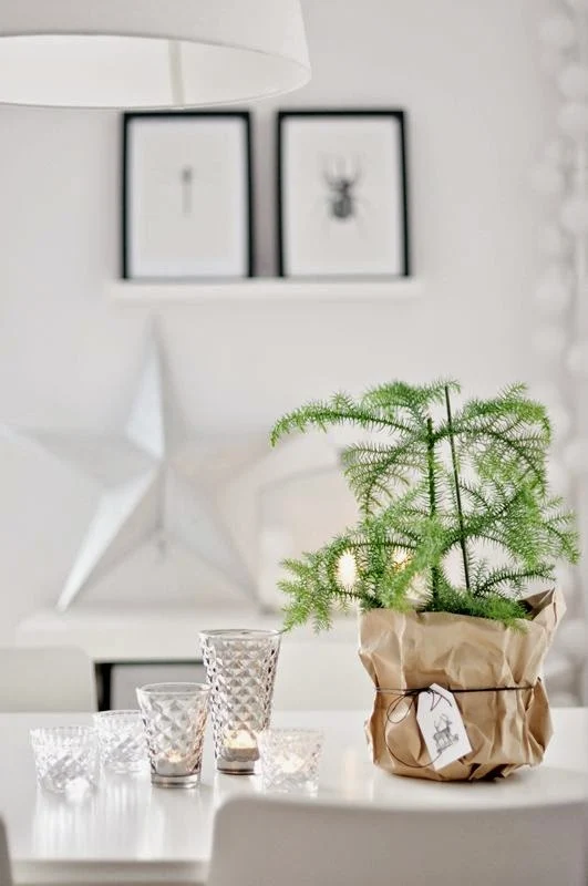 modern Scandi Christmas interiors