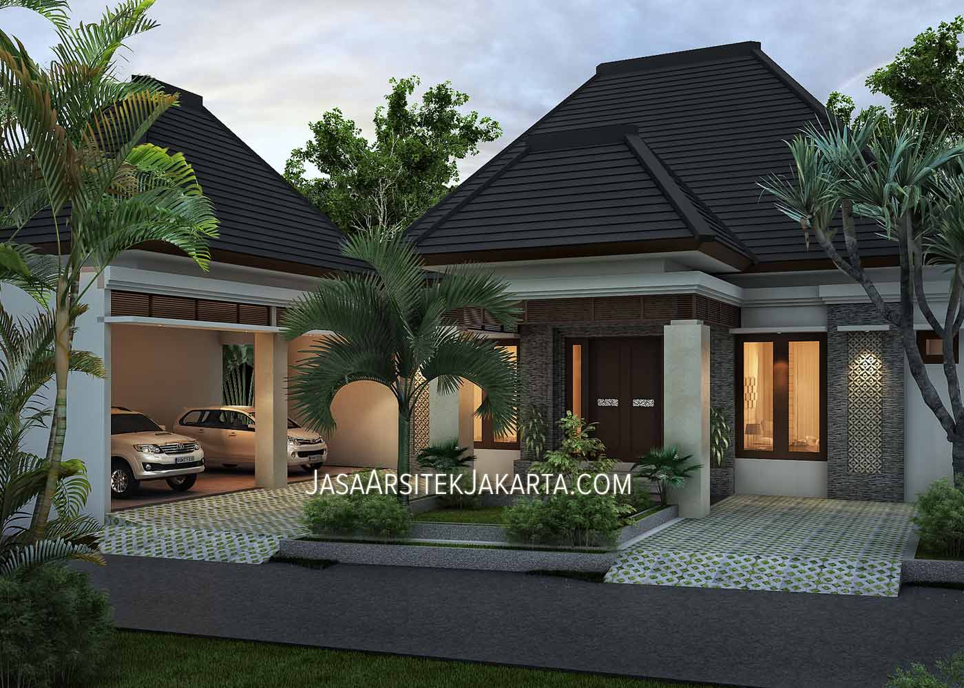  Desain  Rumah  4 kamar Luas  330 m2 Bp Nurdin Jasa Arsitek 