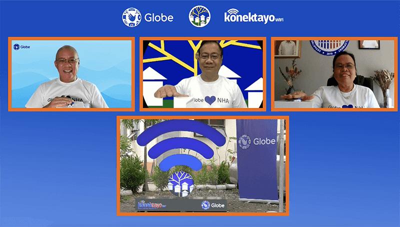 Globe partners with NHA, about 40,000 housing to benefit from KonekTayo WiFi