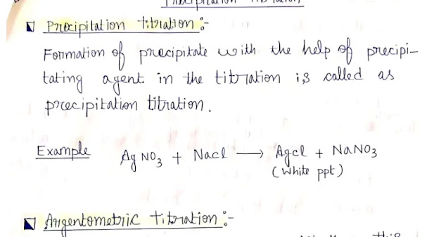 Unit-3 Pharmaceutical analysis hand written notes