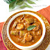 Padavalanga Chemmeen Varutharacha Curry/ Snake Gourd Prawns Curry
