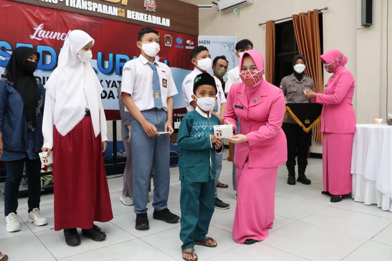 Sembilan Yatim Piatu Korban Covid-19 jadi Anak Asuh Polres Kebumen