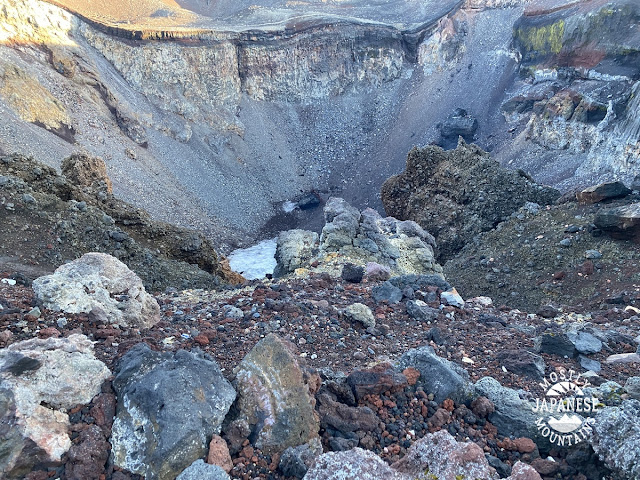 fuji san crater 富士山火口