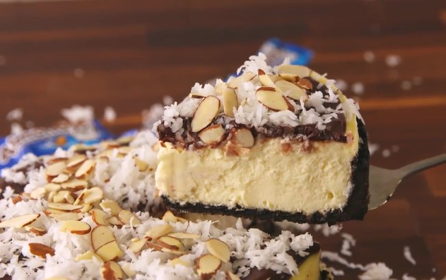 Almond Joy Cheesecake #dessert #recipes