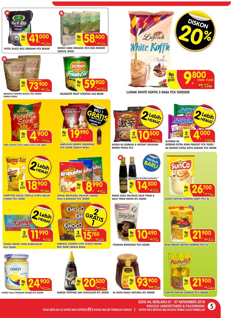 Superindo - Katalog Promo Periode 01 - 07 November 2018